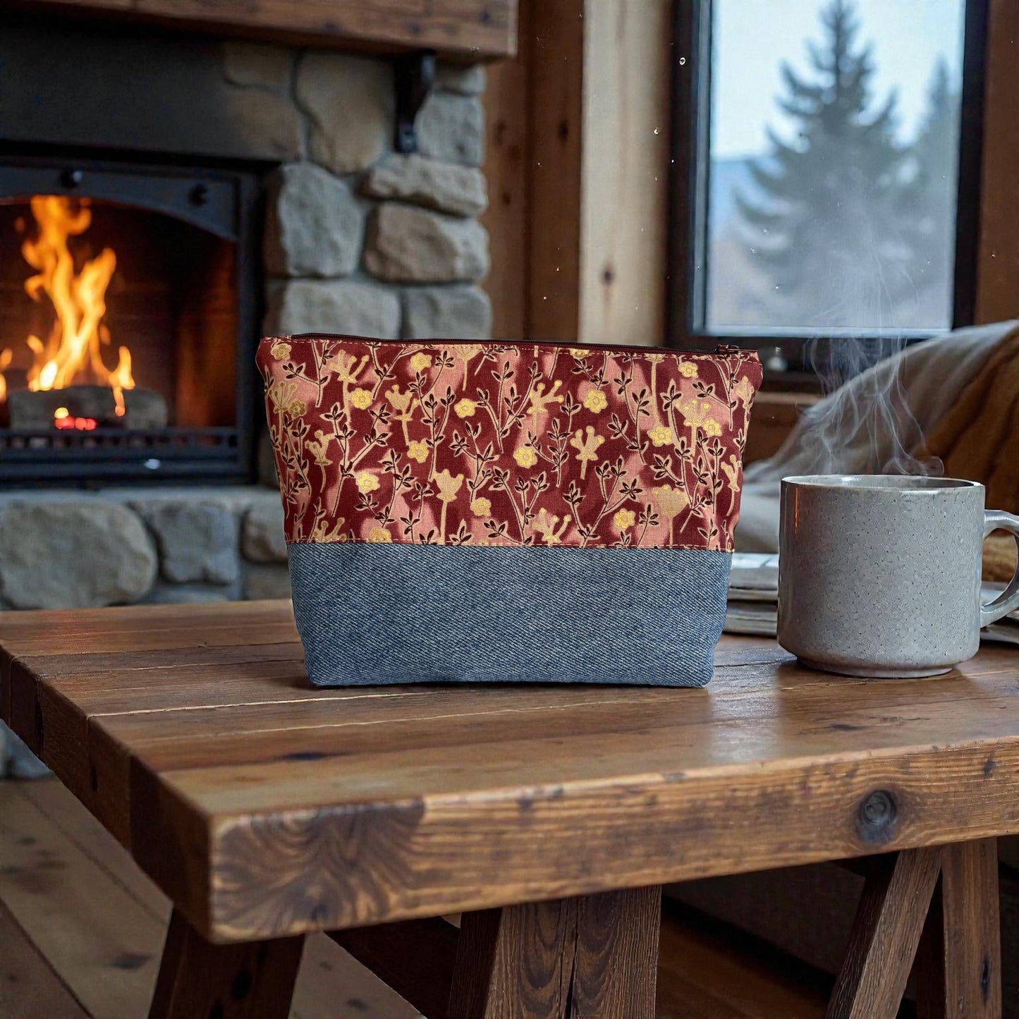 Mindenes Neszesszer Nagy Méret - Kézműves Többfunkciós Tároló