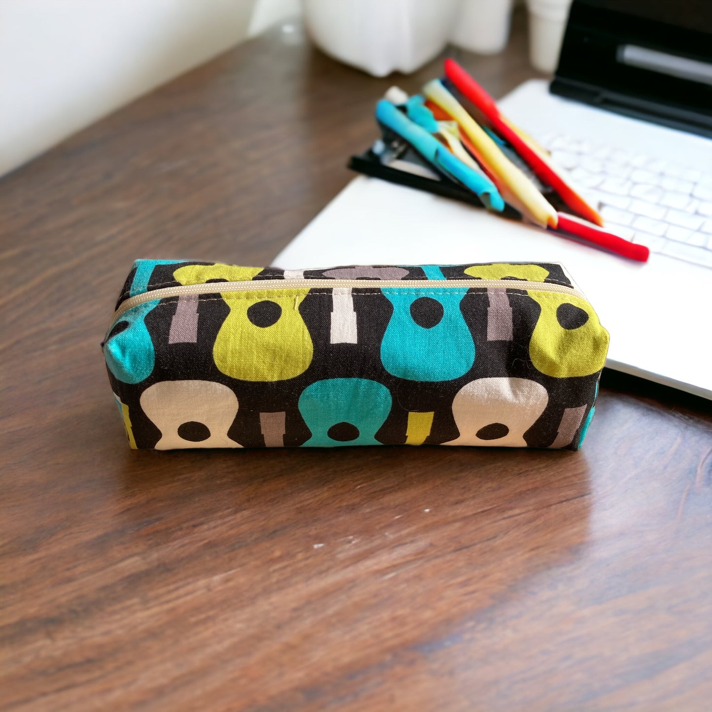 Patterned pencil case